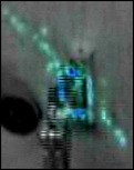 Proprioceptive event density for the random strategy (close-up).